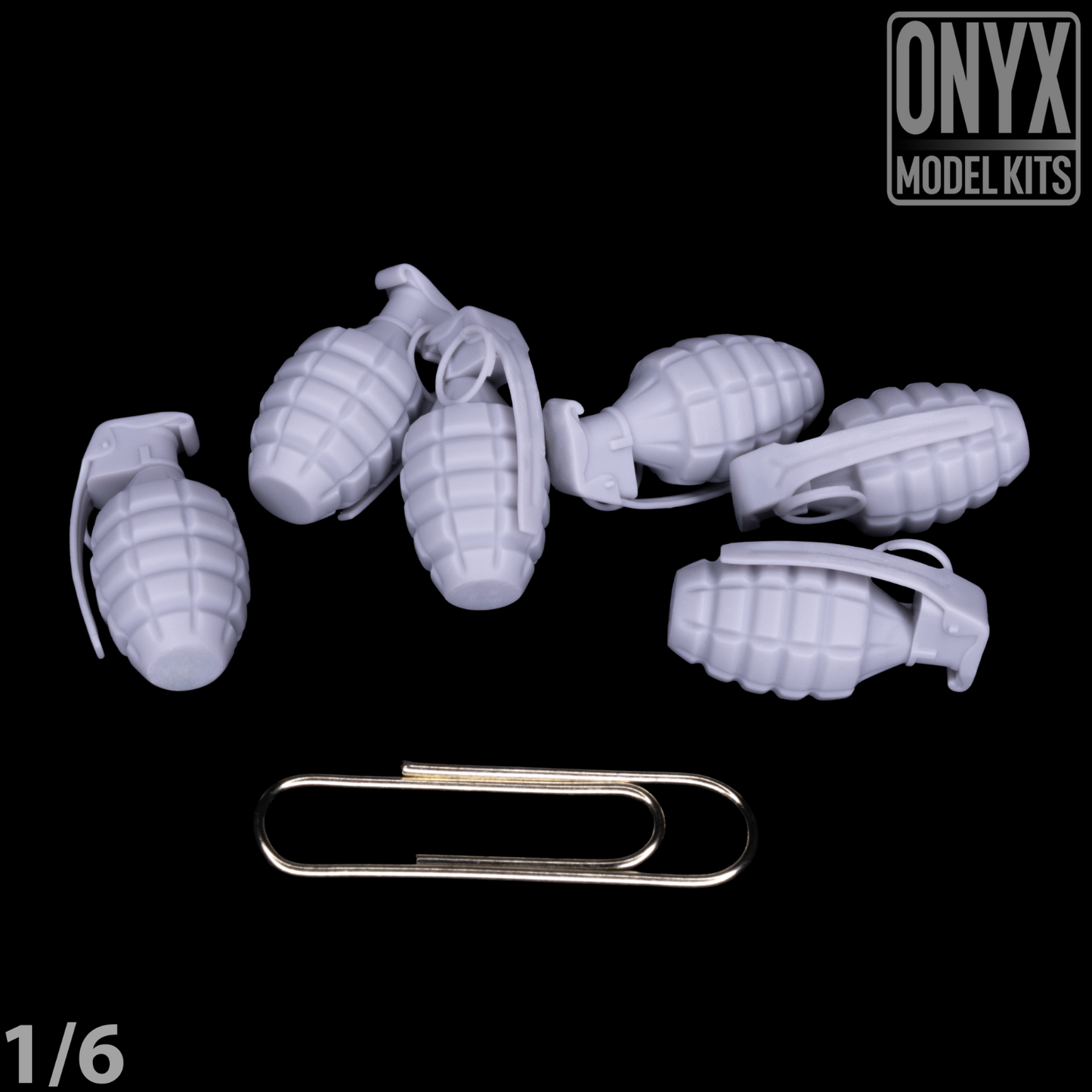 ONYX MODEL KITS | 1:6 | 1/6 | Mk 2 Pineapple Grenades (x6) | WW2 | WWII |