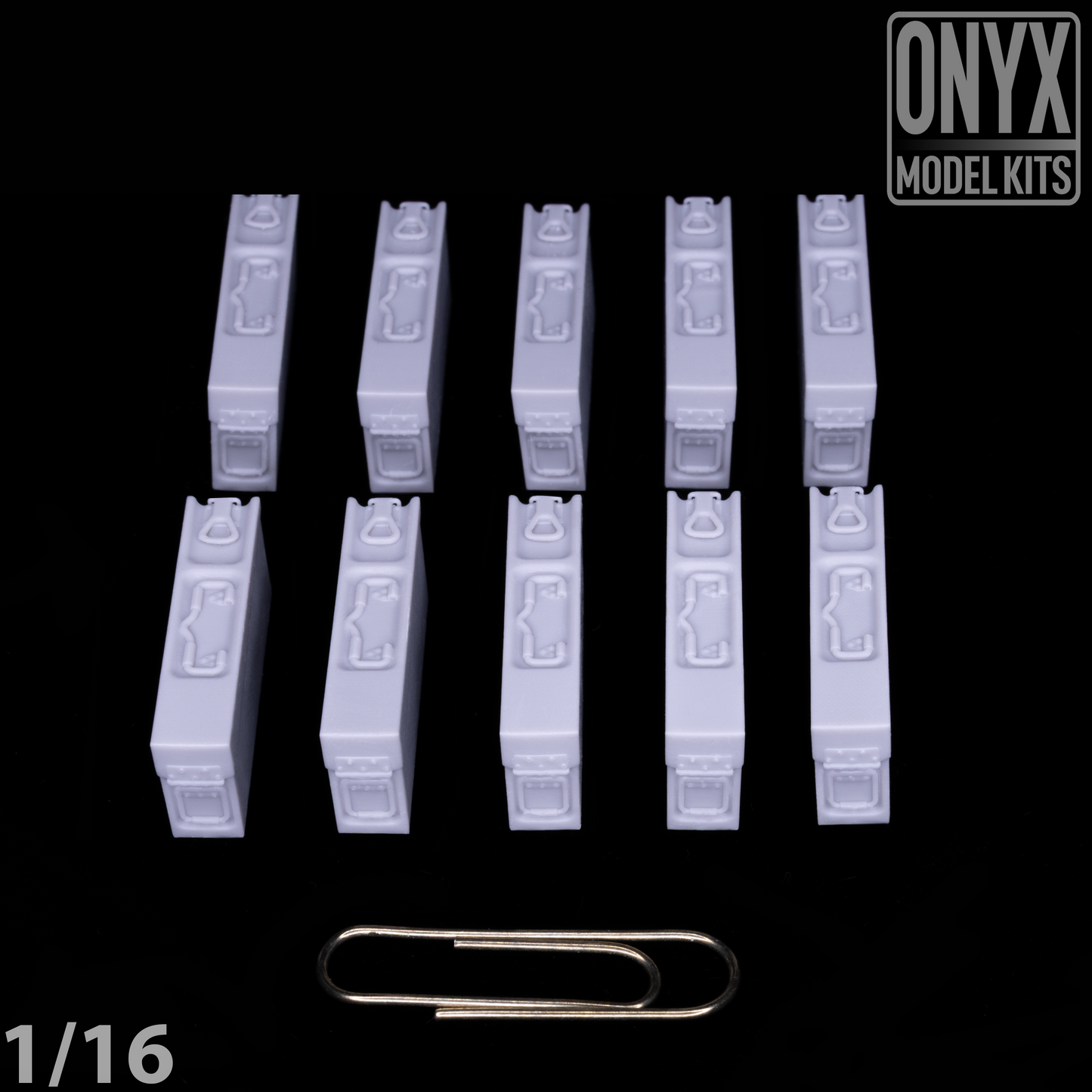 1/16 MG34 / MG42 Ammo Boxes Patronenkasten