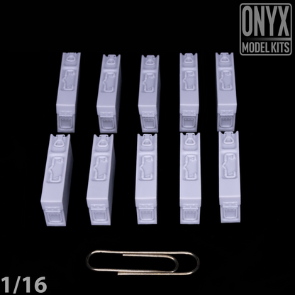 1/16 MG34 / MG42 Ammo Boxes Patronenkasten