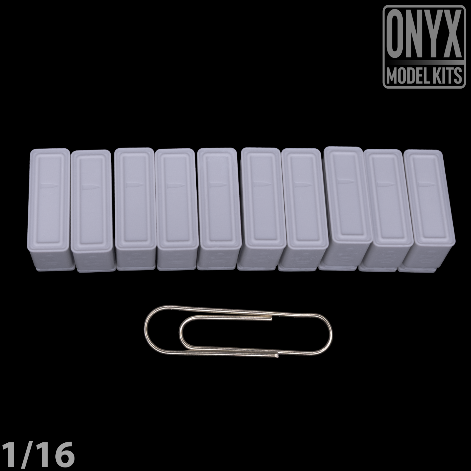 ONYX MODEL KITS | 1:16 | 1/16 | US .30cal Ammo Boxes (x10) | WW2 | WWII |