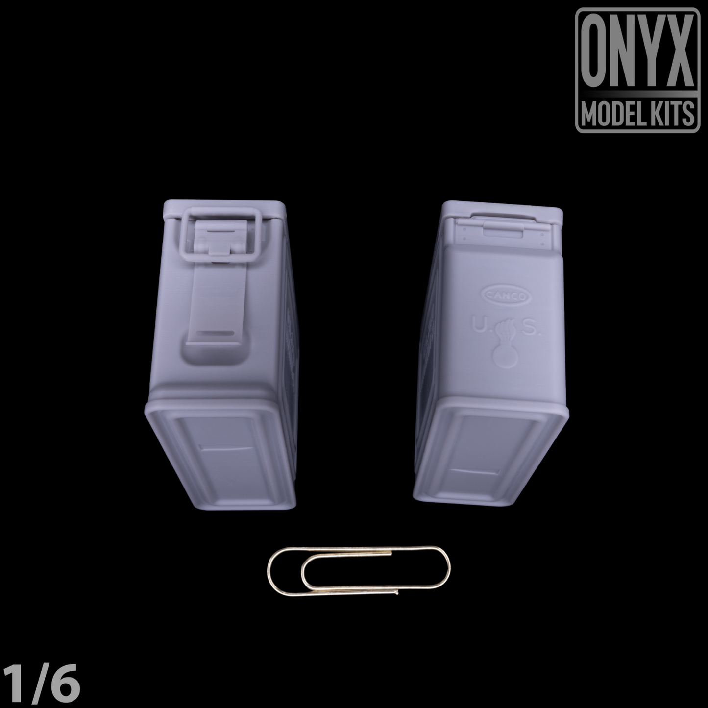 ONYX MODEL KITS | 1:6 | 1/6 | US .30cal Ammo Boxes (x2) | WW2 | WWII |