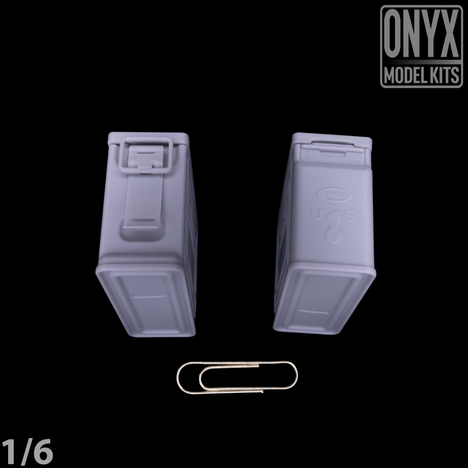ONYX MODEL KITS | 1:6 | 1/6 | US .30cal Ammo Boxes (x2) | WW2 | WWII |