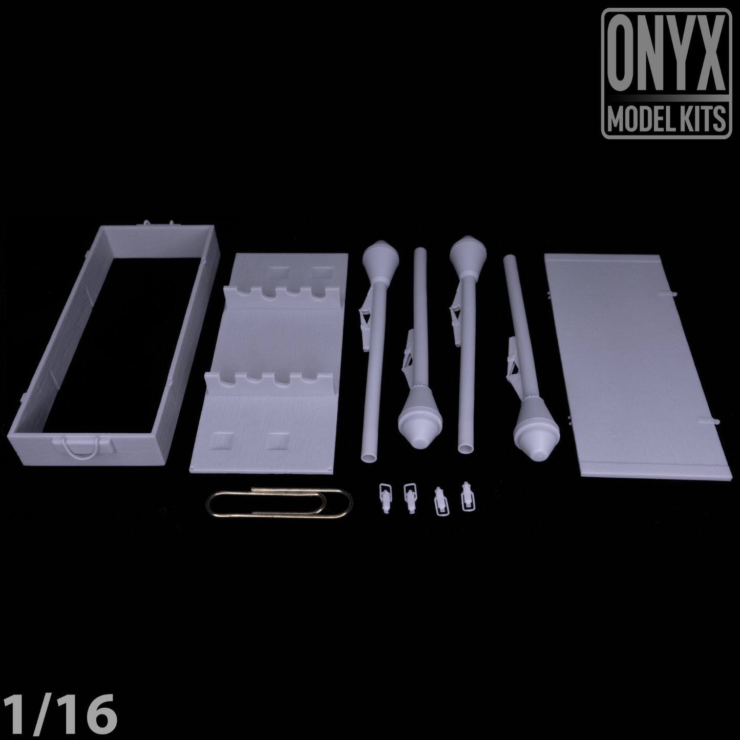 ONYX MODEL KITS | 1:16 | 1/16 | German Panzerfaust (x4) Crate(x1) | WW2 | WWII |