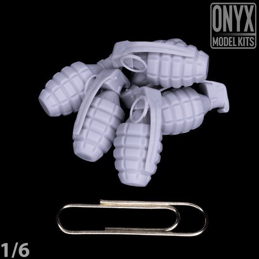 ONYX MODEL KITS | 1:6 | 1/6 | Mk 2 Pineapple Grenades (x6) | WW2 | WWII |