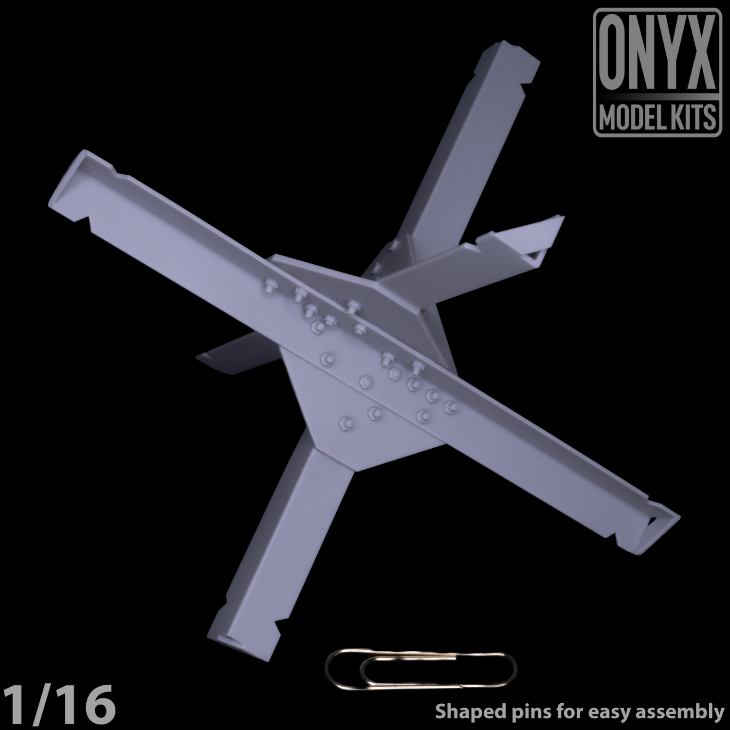 ONYX MODEL KITS | 1:16 | 1/16 | Czech Hedgehog(x1) Anti Tank Trap | WW2 | WWII |