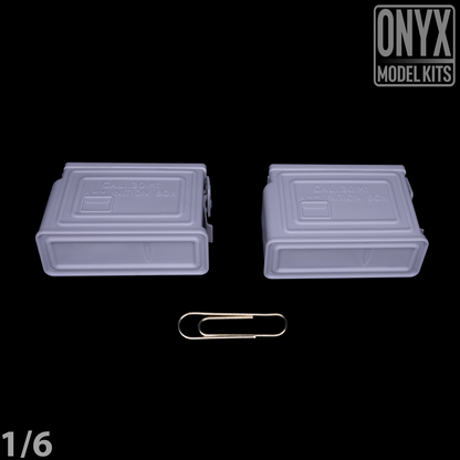 ONYX MODEL KITS | 1:6 | 1/6 | US .30cal Ammo Boxes (x2) | WW2 | WWII |