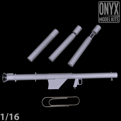 ONYX MODEL KITS | 1:16 | 1/16 | Bazooka (x1) + Rockets/cases(x3) | WW2 | WWII |