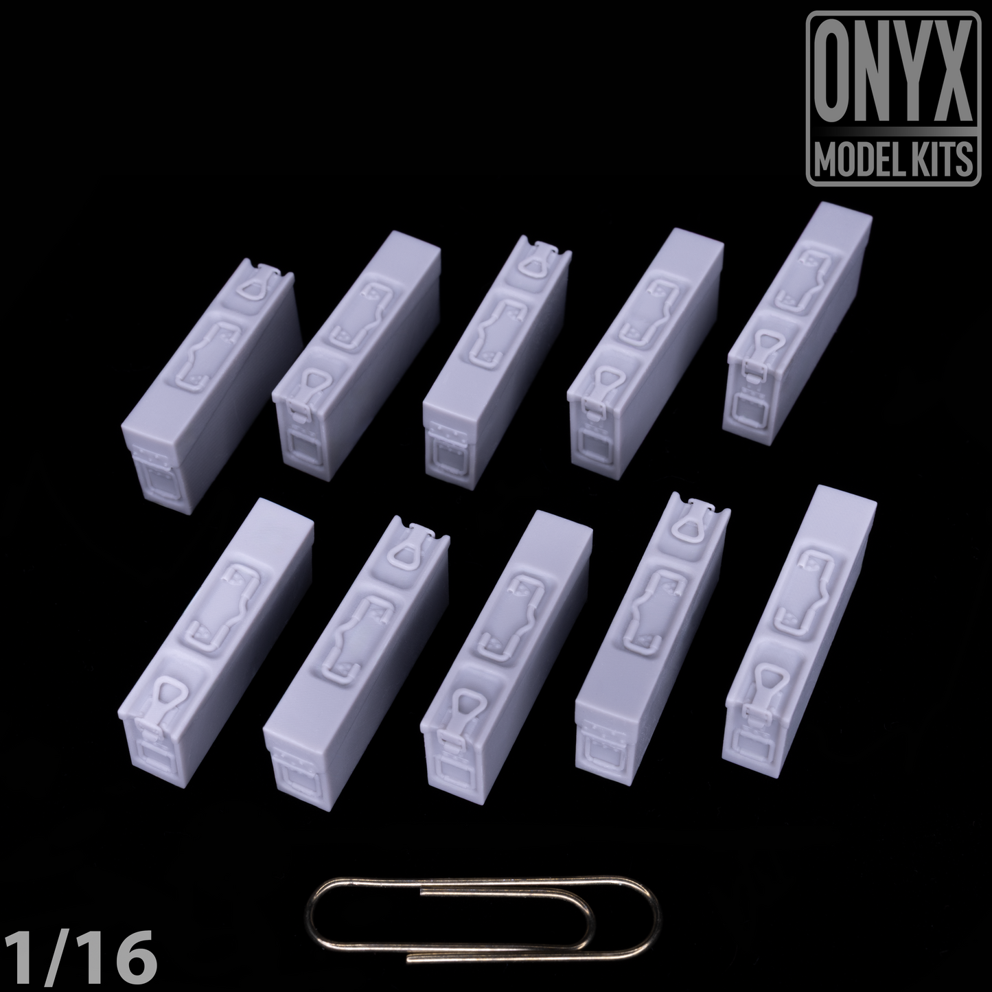1/16 MG34 / MG42 Ammo Boxes Patronenkasten