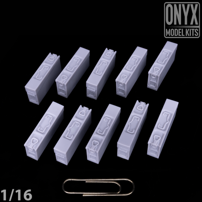 1/16 MG34 / MG42 Ammo Boxes Patronenkasten