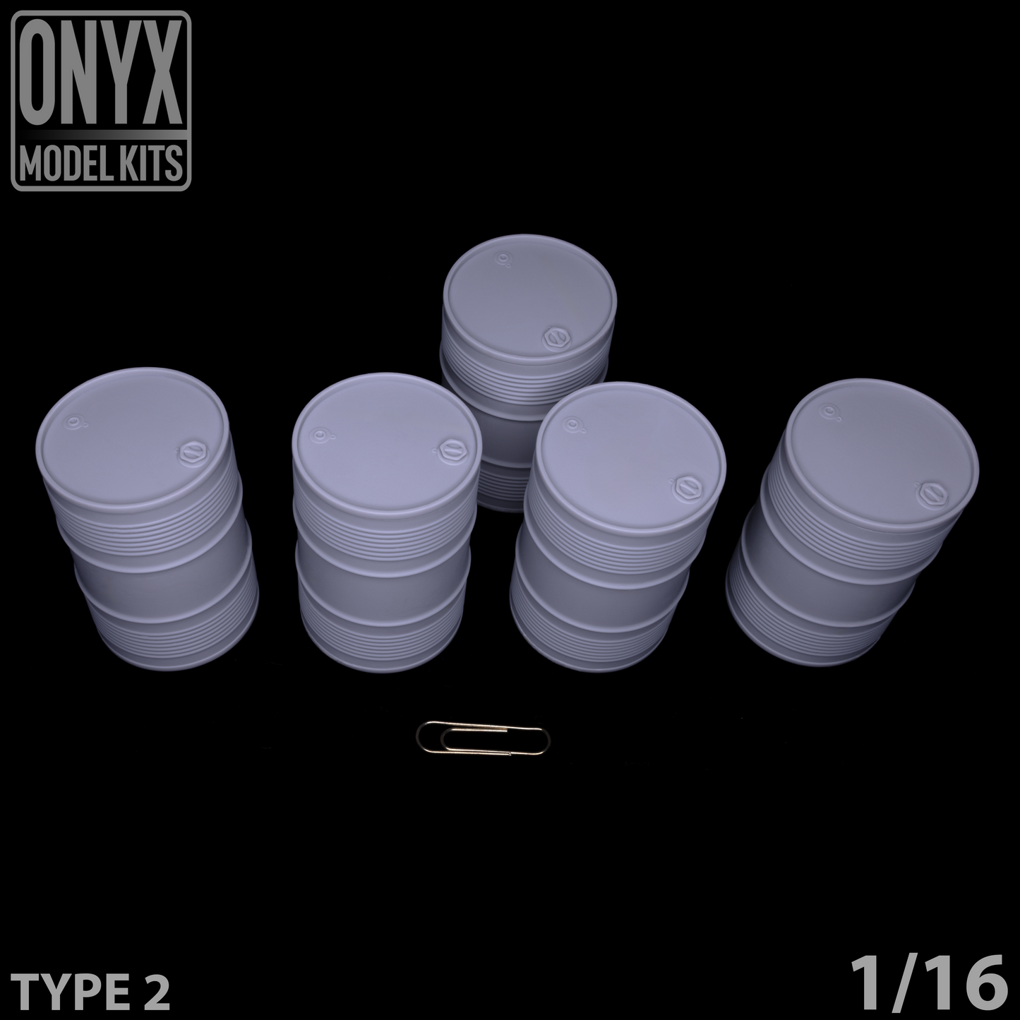 1/16 US Oil Drum Barrel