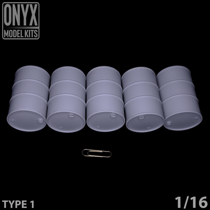 1/16 US Oil Drum Barrel