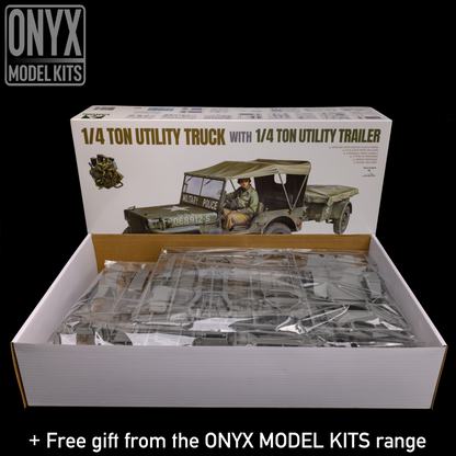 1/16 -  1/4 Ton Utility Truck With Trailer | Willys MB